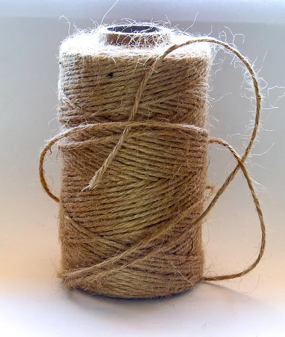 600 yards of 1mm Natural Jute Twine.Gift Tag String Cord Eco Friendly