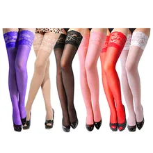 Чулки женские эротические дешевые сексуальные женские прозрачные кружевные топы сексуальное женское белье до бедра женские чулки