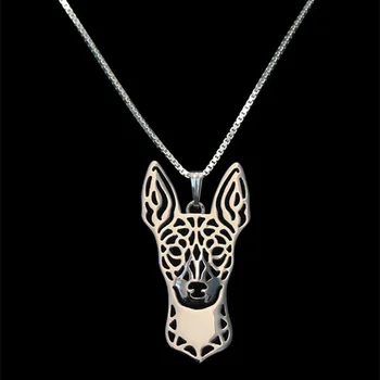 

New Unique Romantic Gold Silver Color Rat Terrier Pendant Necklace Hunger Games Necklace Women Best Friend Choker
