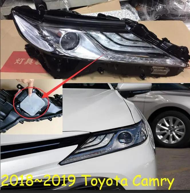1 шт. передняя светодиодная фара для автомобильного бампера Toyota camry Aurion 2017 2018 2019|w204