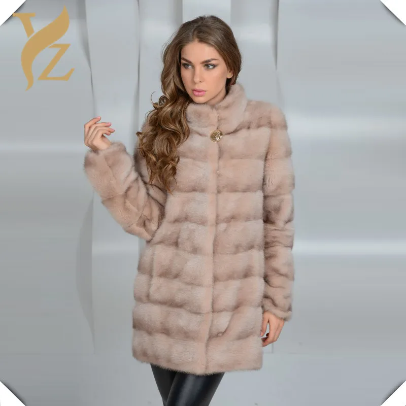 Aliexpress.com : Buy European Hot Sell Fulll Pelt 100% Mink Fur Coat ...