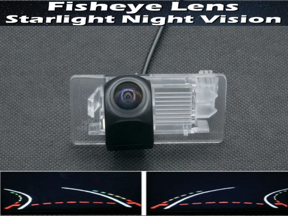 1080P Fisheye Trajectory Tracks Car Parking Rear view Camera For Volkswagen New Passat Sagitar Lavida Gran Sharan Santana | Автомобили и