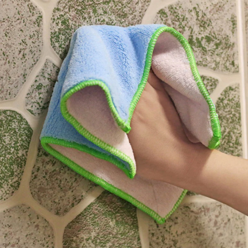 

Household Towels Super Absorbent Kitchen Rag For Dish Washing Microfiber Towel Cloth Cleaning Rags For Cars Sponge Dishcloths