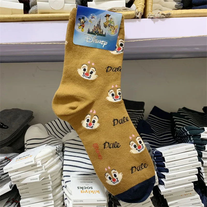 Милые носки из хлопка с изображением Микки Диснея; дизайн; носки-башмачки; повседневные Мягкие носки - Цвет: 11
