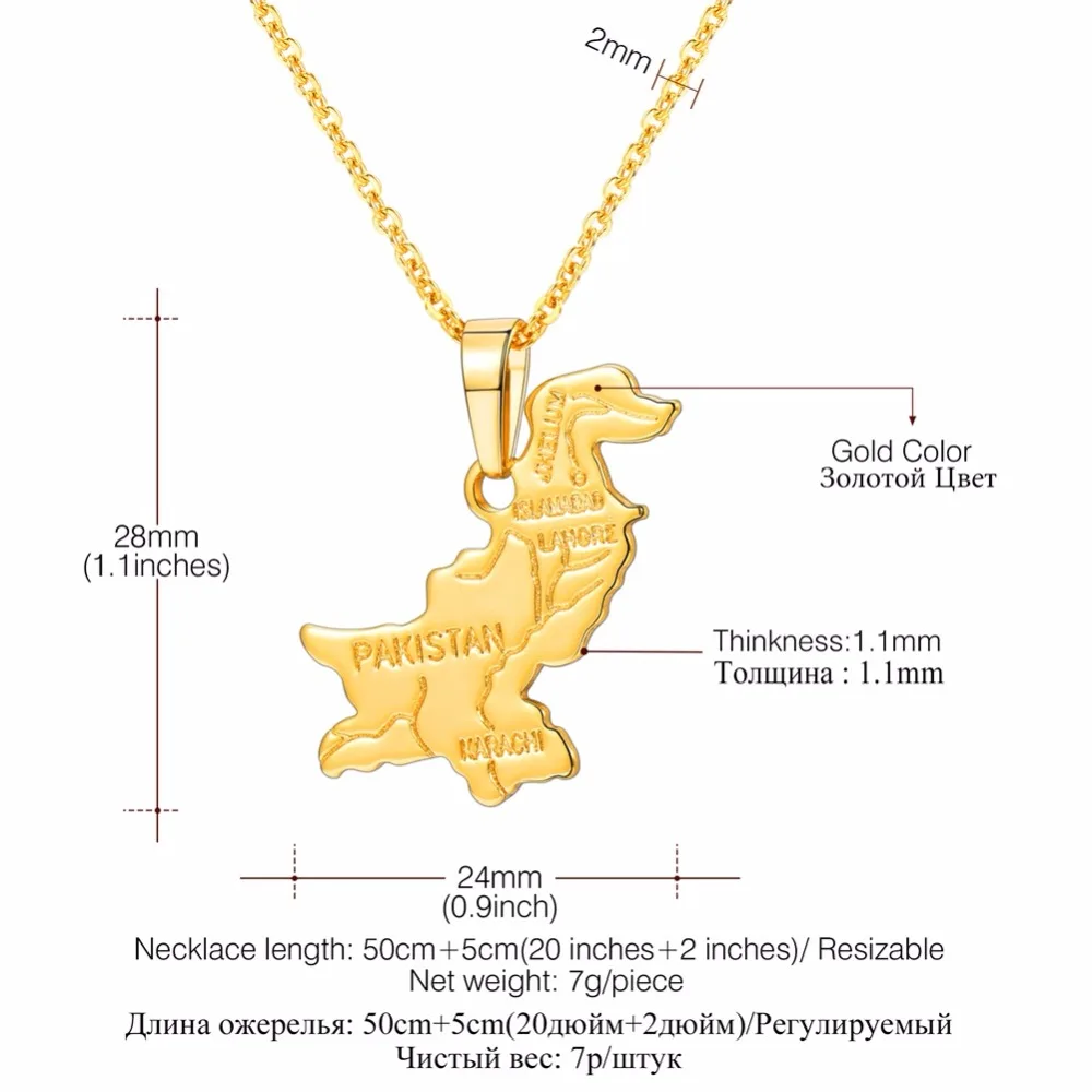 Ожерелье в Пакистанском Стиле, золотая карта, Мадагаскар/гаати/Марокко/Сицилия/Бразилия/Италия/Польша/Конго патриот, ожерелье, ювелирные изделия из Пакистана P3416