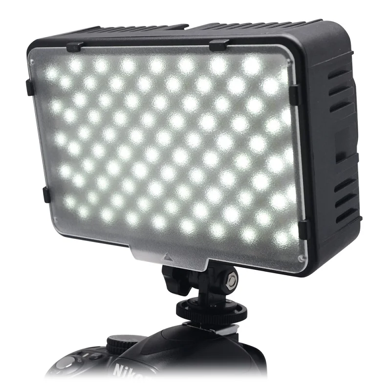 Mcoplus 168 LED Video Light On Camera Photographic Photography Panel Lighting for Canon Nikon Sony DV