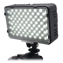 Mcoplus 168 LED Video Light Camera Photography Panel Lighting 5600K for Canon Nikon Sony Fujifilm DV Camcorder