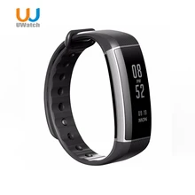 Uwatch zeband плюс умный Браслет Шагомер монитор сердечного ритма фитнес-браслет BT 4.0 IP67 Водонепроницаемый умный Браслет
