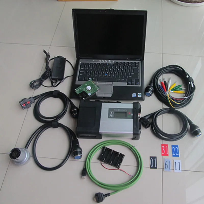  Autodiagnóstico MB STAR SD C5 V09.2019 software en HDD y D630 herramienta de diagnóstico de escáner