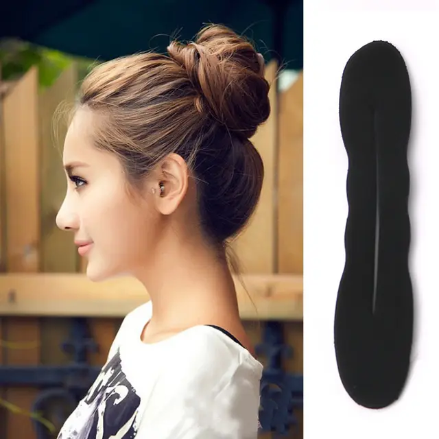 Online Shop 2pc Women S Foam Sponge Donut Quick Messy Bun Updo Diy