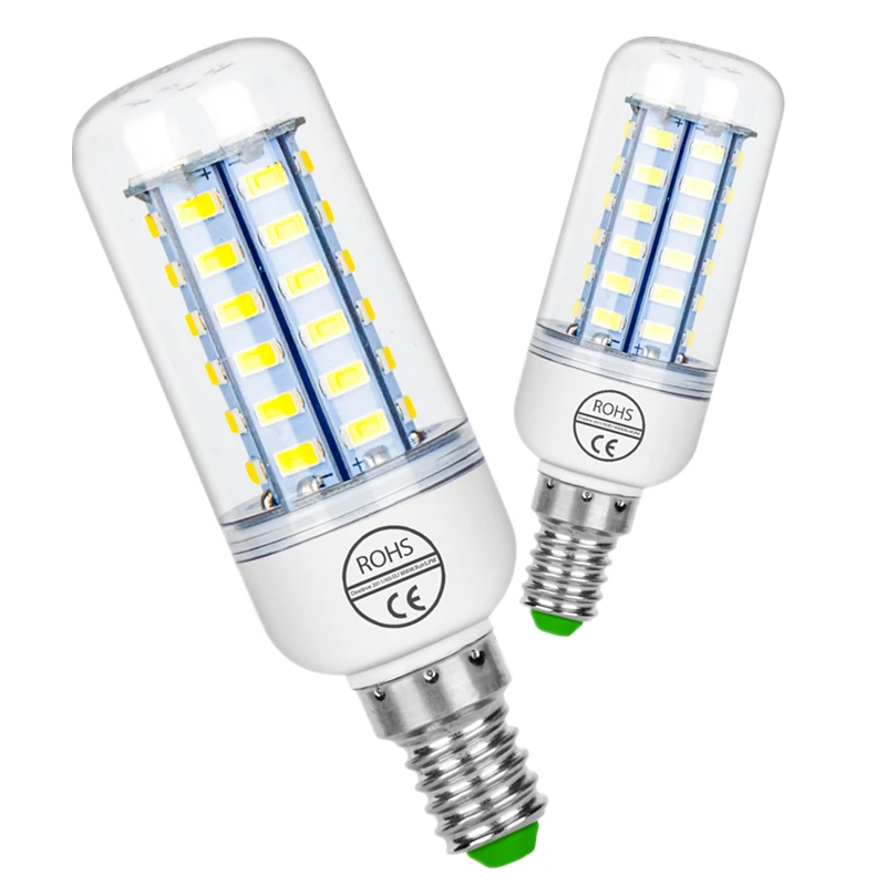

GU10 LED Lamp 220V E27 Corn Bulb E14 Lampada LED Bulb 24 36 48 56 69 72leds Chandelier Candle Energy Saving Lights SMD 5730 110V
