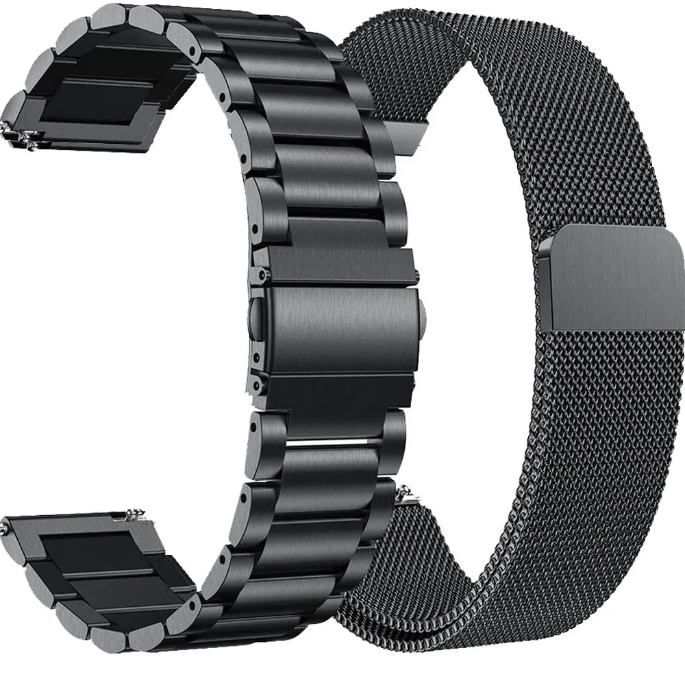 

Metal Smart Strap For Garmin Vivoactive3 3 Watch Smart Band Bracelet Strap For Garmin Vivoactive3 3 HR Forerunner 645 Stainless