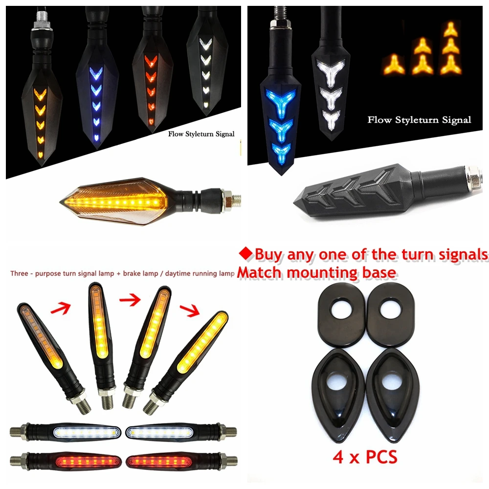 

Motorcycle Refit Turn Signals Light Tail Flasher LED Dynamic turn signal For HONDA CBR900R 929 RC51 RVT1000R VTR1000SP1 VTR100