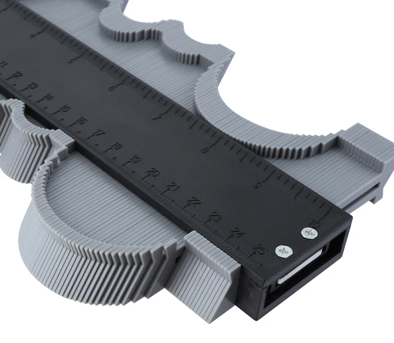 Контурный манометр пластиковый контурный профиль дубликатор для копирования форм плитки ламината профиль линейка измерительный маркировочный инструмент