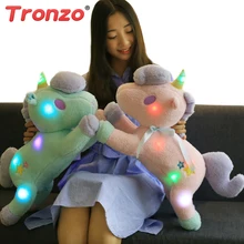Tronzo 55 см плюшевый светильник-вверх игрушки PP Хлопок светодиодный набивной лошадь домашнего интерьера украшения офис спальный подушка