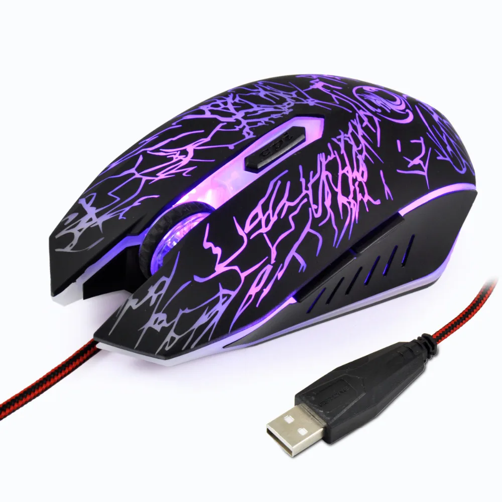 Rechargeable 400A Wireless 2.4GHz 2400DPI 6 Buttons Optical USB Gaming Mouse R9