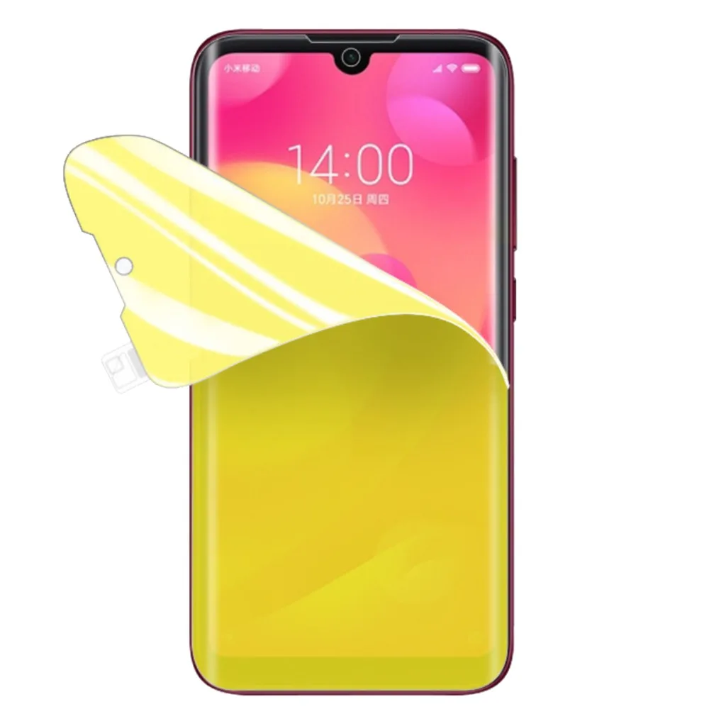 Защитная пленка 5D на весь экран для Xiaomi 9 Mi Play 8 SE Lite мягкая защитная из ТПУ Redmi Note 7