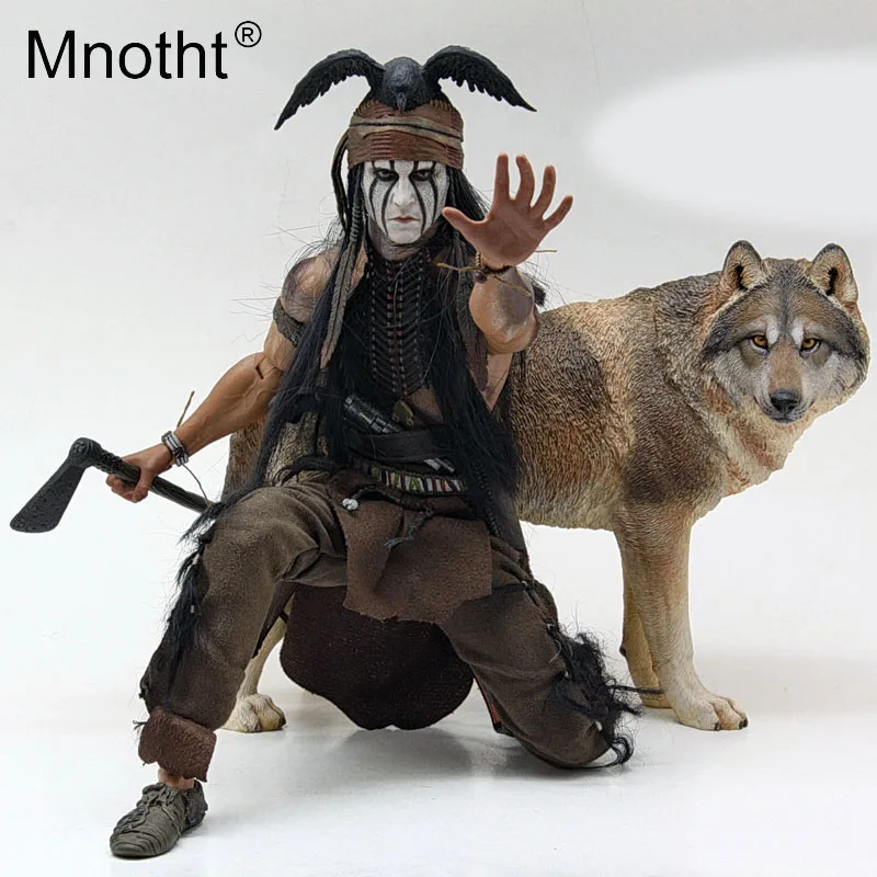 Игрушка mnotht 1/6 Реалистичная волчонок из серии &quotпрерий&quot модель смолы