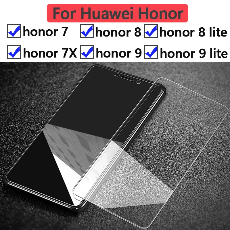 2 шт. Защитное стекло для Huawei honor 8 lite Защитная пленка экрана huavei honer 7 7x x 9 light tremp