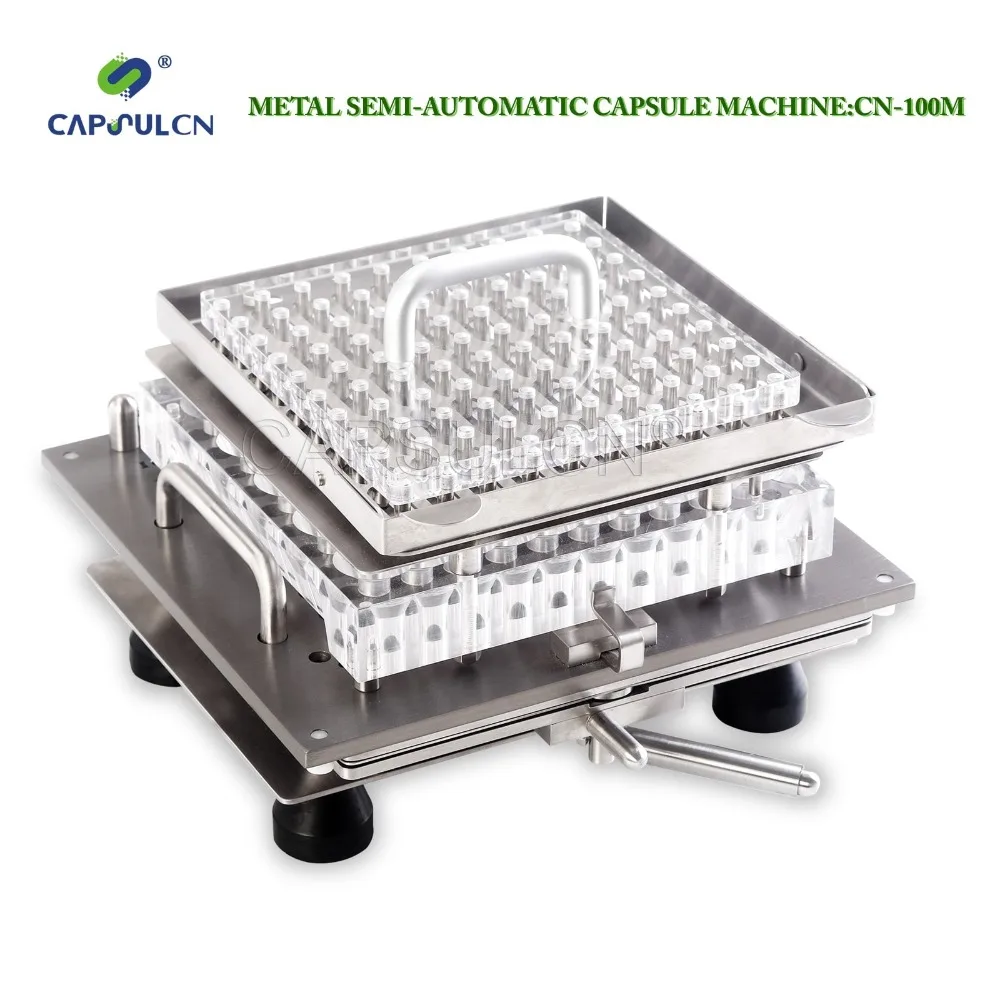 

CapsulCN-100M semi-automatic capsule filling Machine size 000/capsule filling machines suit for joined capsule