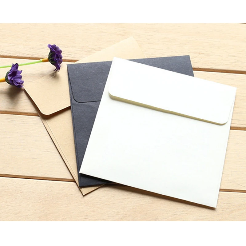 XINGSUI 50 stuks 8,5 x 5,5 cm mini parelmoerpapier envelop, enveloppen in verschillende kleuren, munten enveloppen, voor Kerstmis, Thanksgiving, bruiloft, verjaardagsfeest benodigdheden (10 kleuren