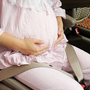 

Pregnant Safety Protection Seat Belts Car Women Care Belly Belt Drive Maternity Safety Seatbelt with Leather Safety Lock