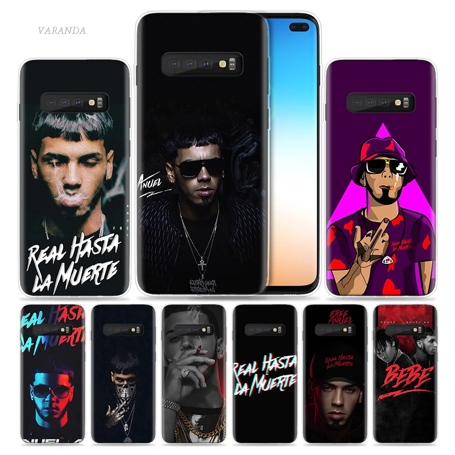 

Anuel Aa Ozuna Case for Samsung Galaxy S8 S9 S10 5G S10e S7 Note 8 9 10 J4 J6 Plus J5 J8 2018 J3 Silicone Singers Phone Bags Cas