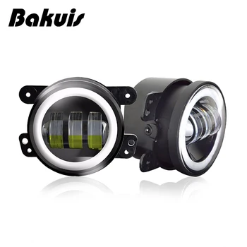 

4 Inch 30W Halo Ring Projector Lens DRL Turn Signal Fog Lamp Car Led Fog Light For Jeep Wrangler JK TJ LJ