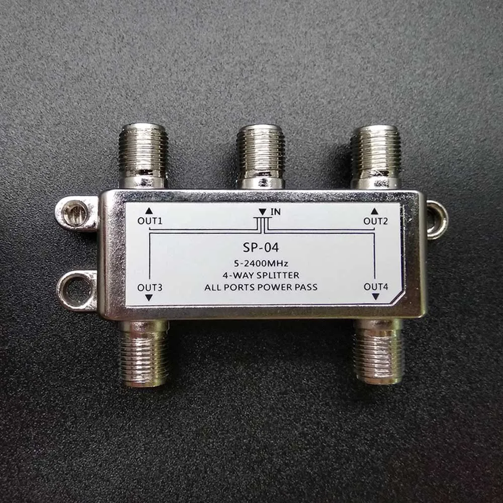 2018 5-2400MHz 4-way splitter 4-channel satellite 