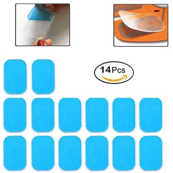 

14Pcs Replacement Gel Pads Sheet Abdominal Belt Toning Muscle Toner ABS Stimulator Hydrogel Pads Sticker AB Trainer Accessories