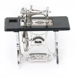 Миниатюрная швейная машина из сплава серебра