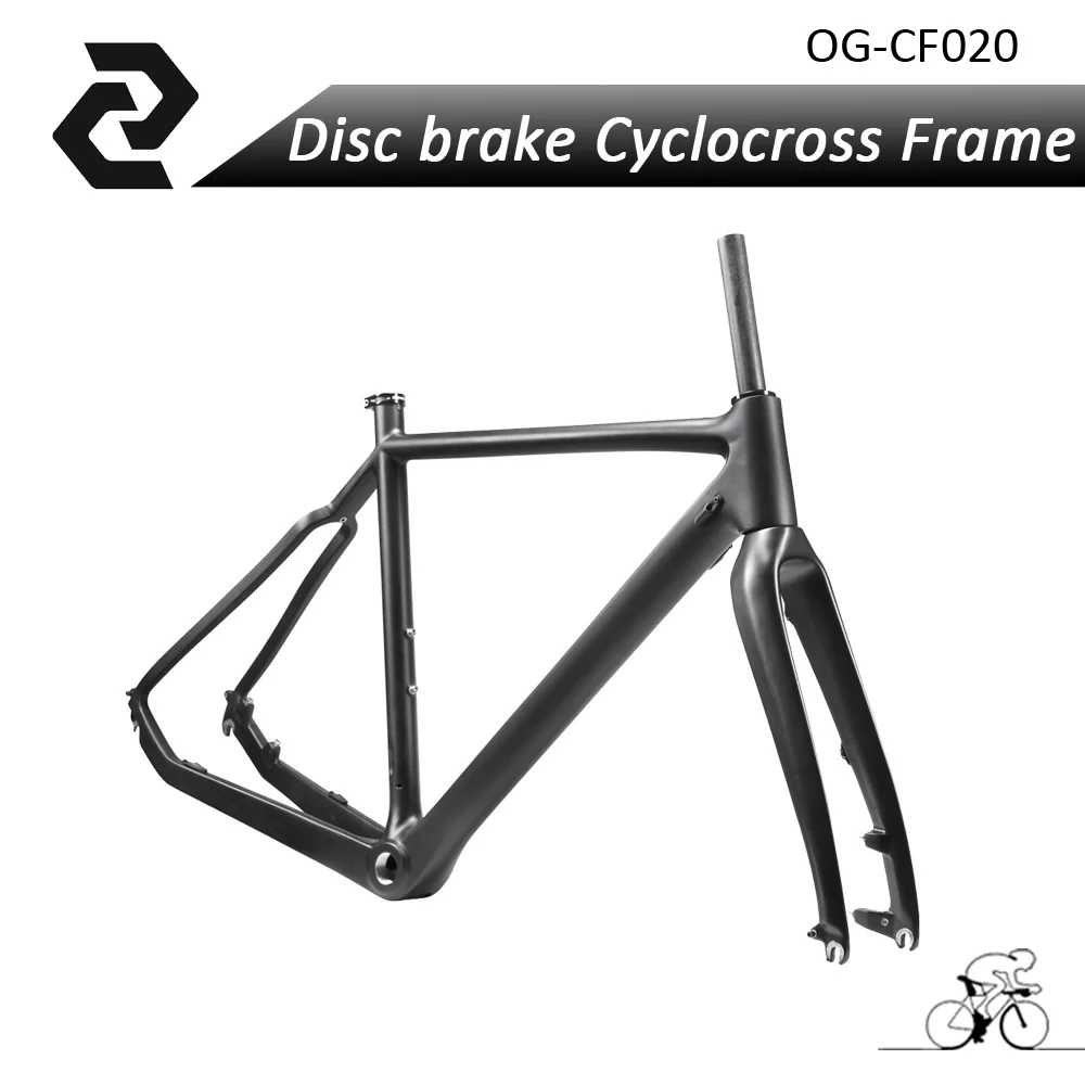2018 Hot Carbon cyclocross Frame Disc Brake Bike UD Carbon disc road