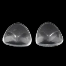 1 пара сексуальный женский бюстгальтер бикини вставки силиконовые треугольные накладки для груди усилитель купальник пуш-ап