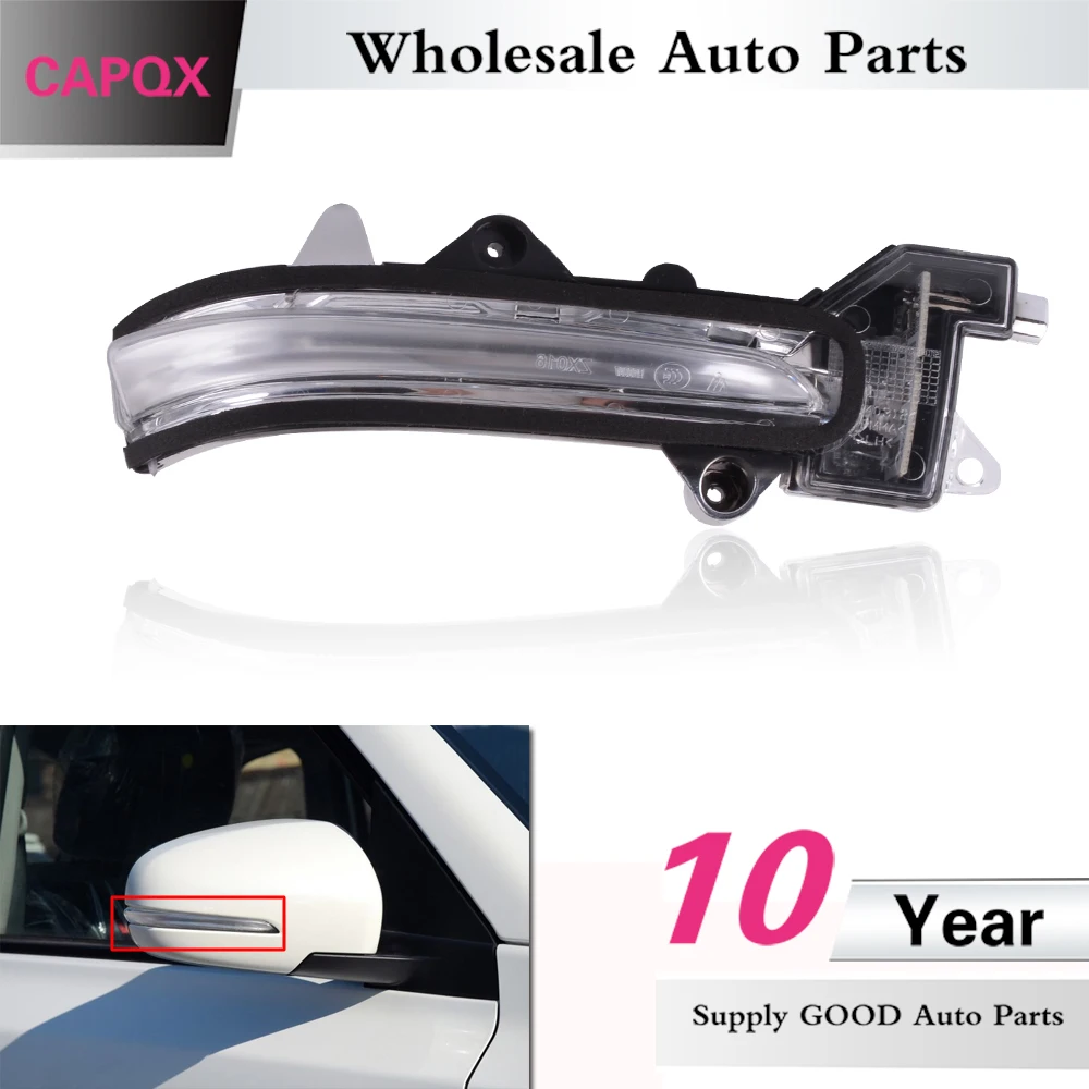 

CAPQX For Suzuki Vitara 2016- For S-Cross 2014 2015 Side Rearview Mirror LED Turn light Signal Lamp Repeater LED Signal Lamp