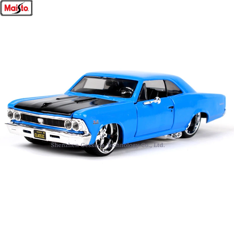 

Maisto 1:24 1966 Chevrolet SS Retro modified authorized simulation alloy car model crafts decoration collection toy tools