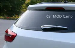 Для Hyundai creta ix25 cantus 2014 2015 2016 2017 ABS Chrome Защита от солнца на заднее стекло авто стеклоочиститель noozle крышка отделка 1 шт. стайлинга автомобилей