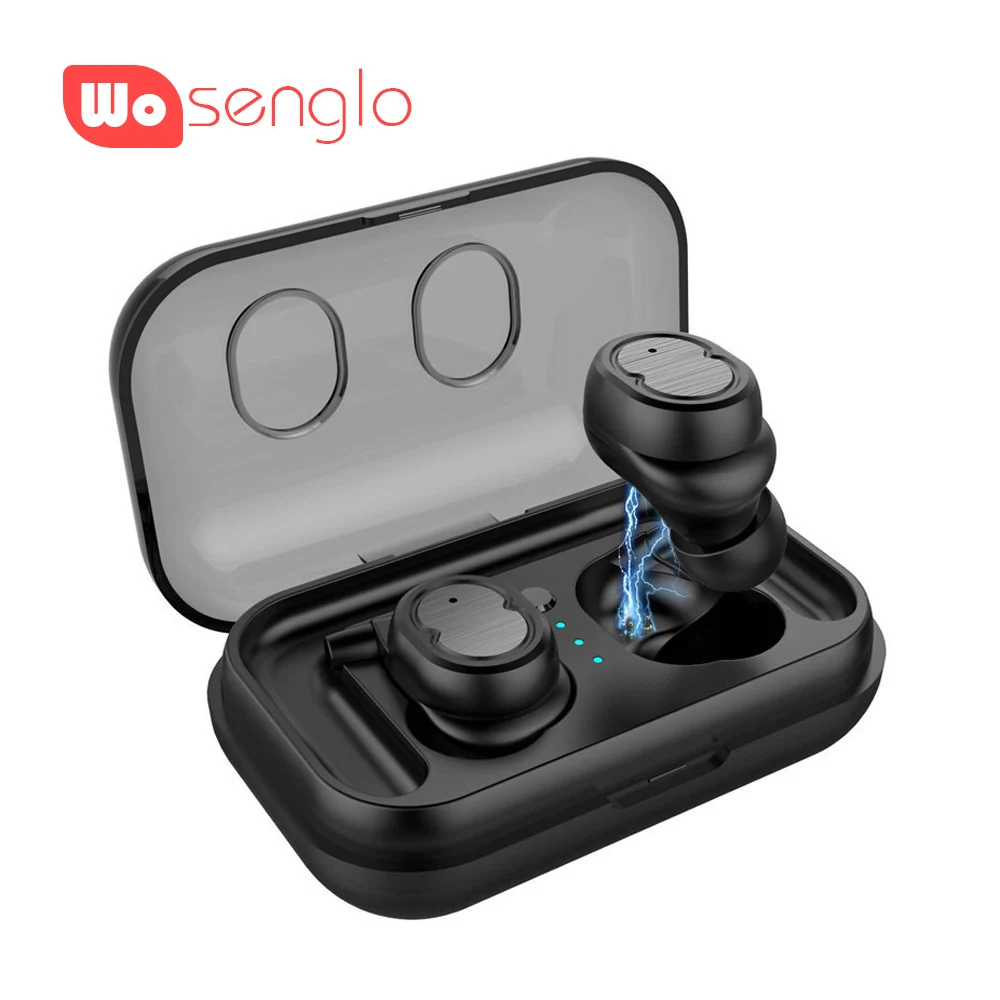 

Sport Bluetooth 5.0 Headphone Waterproof Wireless headset Stereo Earbuds with Mic Charging Box For iPhone Xiaomi Huawei Samsung