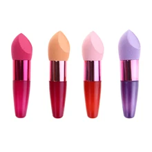 1pcs Makeup Foundation Sponge Blending Cosmetic Puff Flawless Powder Smooth bullet Lollipop Brush Beauty Makeup Tool
