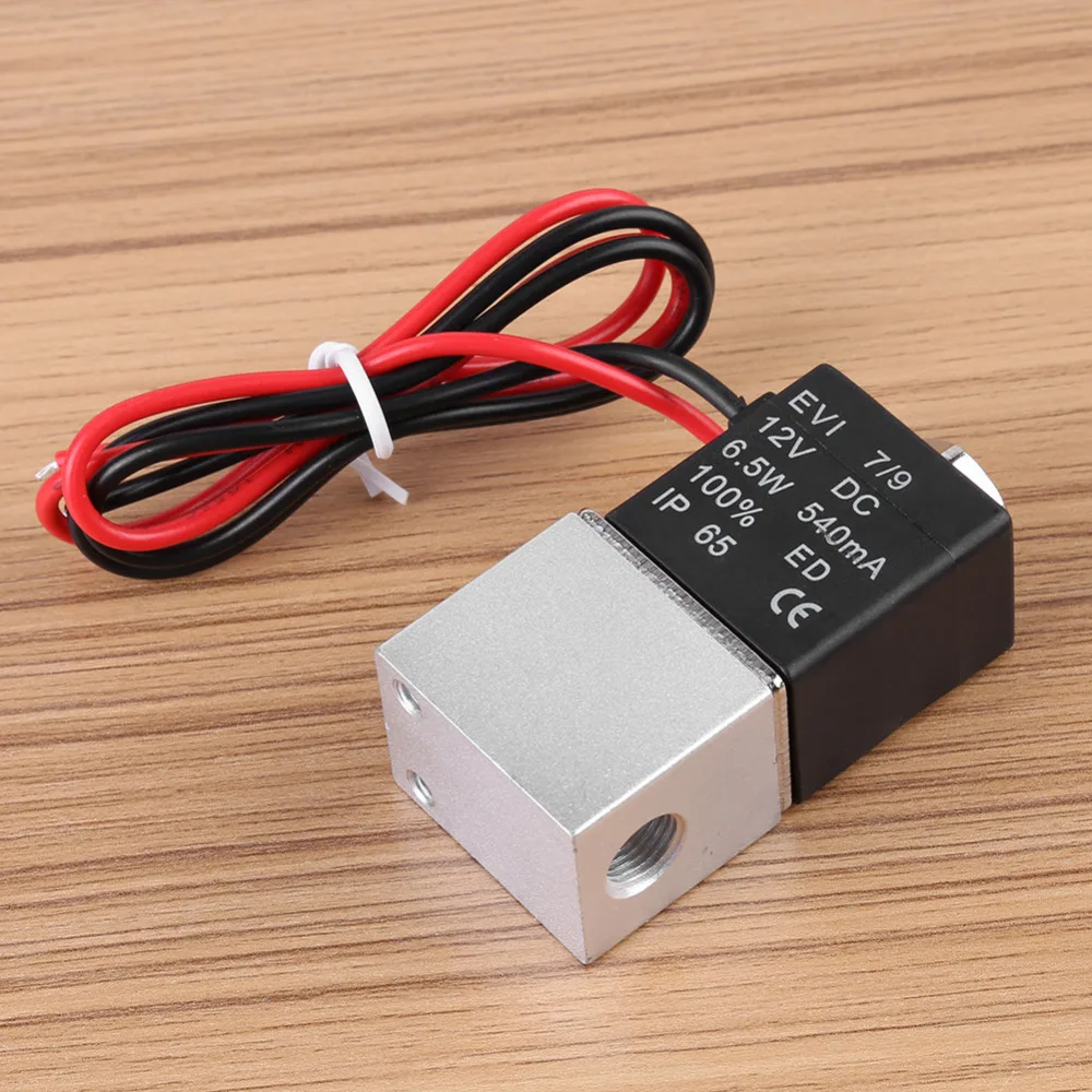 12V DC Соленоидный клапан 1/" 2 способа нормально закрытый Соленоидный клапан масло жидкая вода Электрический Соленоидный клапан