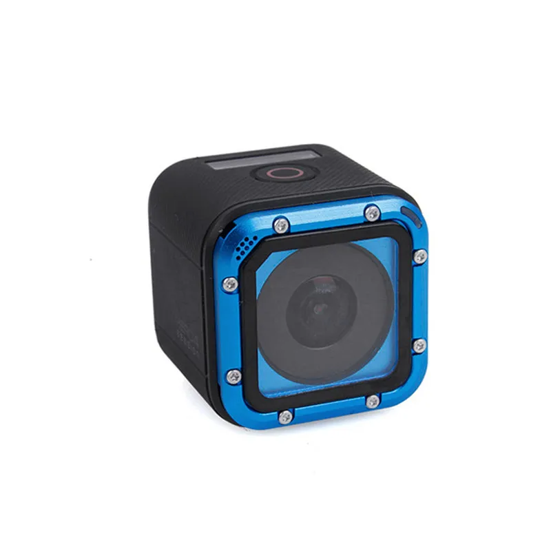 Алюминиевый сплав рамка Замена Крышка объектива водонепроницаемый чехол Защитный для GoPro Hero 4 5 Session Экшн камеры аксессуары набор