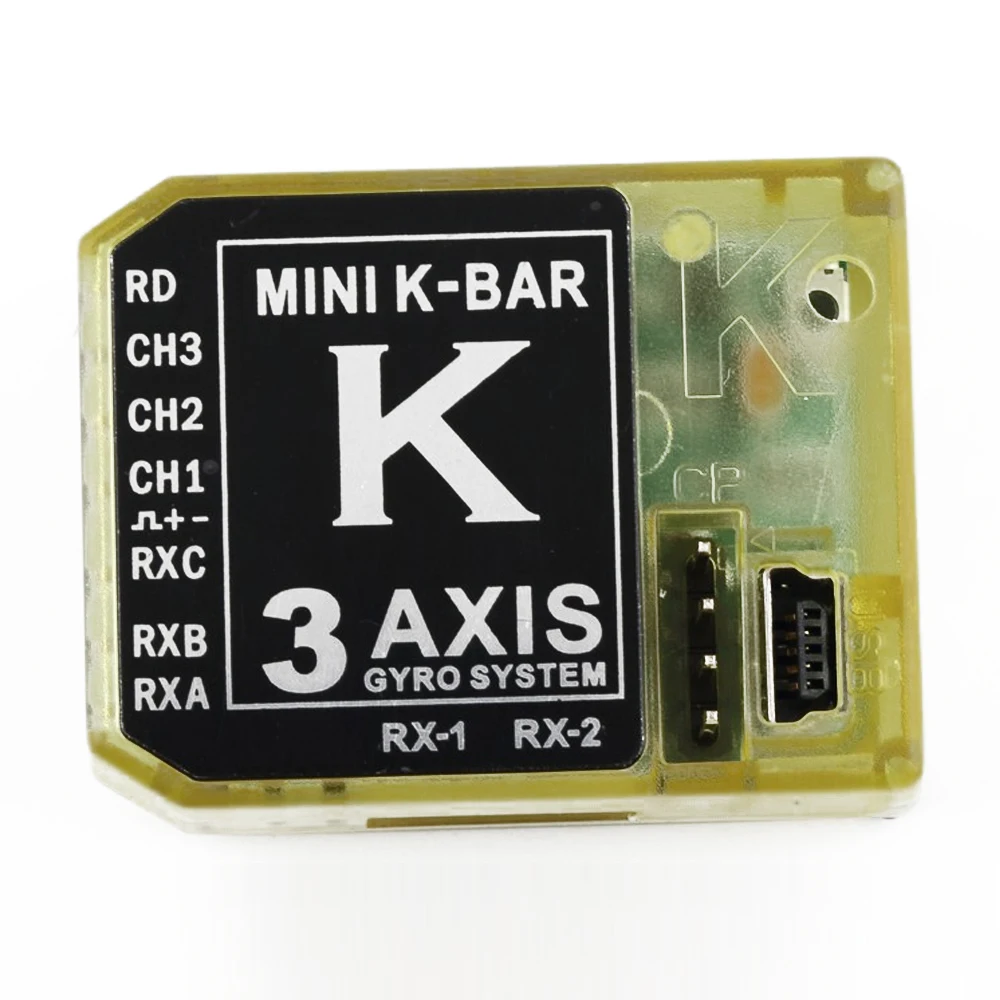 Мини гироскоп KBAR K8 трехосевой 3 осевой без фляжки для Mikado VBAR Trex 1 шт.|b8 passat|b8 stainlessb8 |