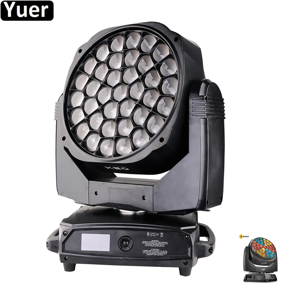 New Wash Beam FX effect Stage Lighting K20 Color mixing 37x15W LED Big Bee Eye Moving Head Lights For DJ Disco Stage Party KTV