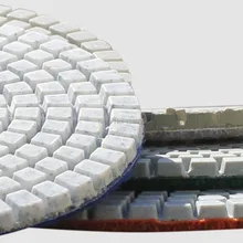 Wet Dry Diamond Polishing Pads 4 Inch Set Kit For Granite Concrete Marble Polishing 7 PCS