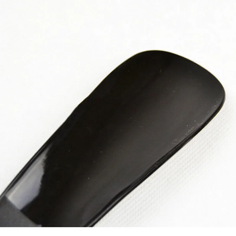 Рога для обуви профессиональные черные пластиковые рога для обуви ложка Форма рога Для Обуви Подъемник для обуви гибкий прочный скольжения 16 см