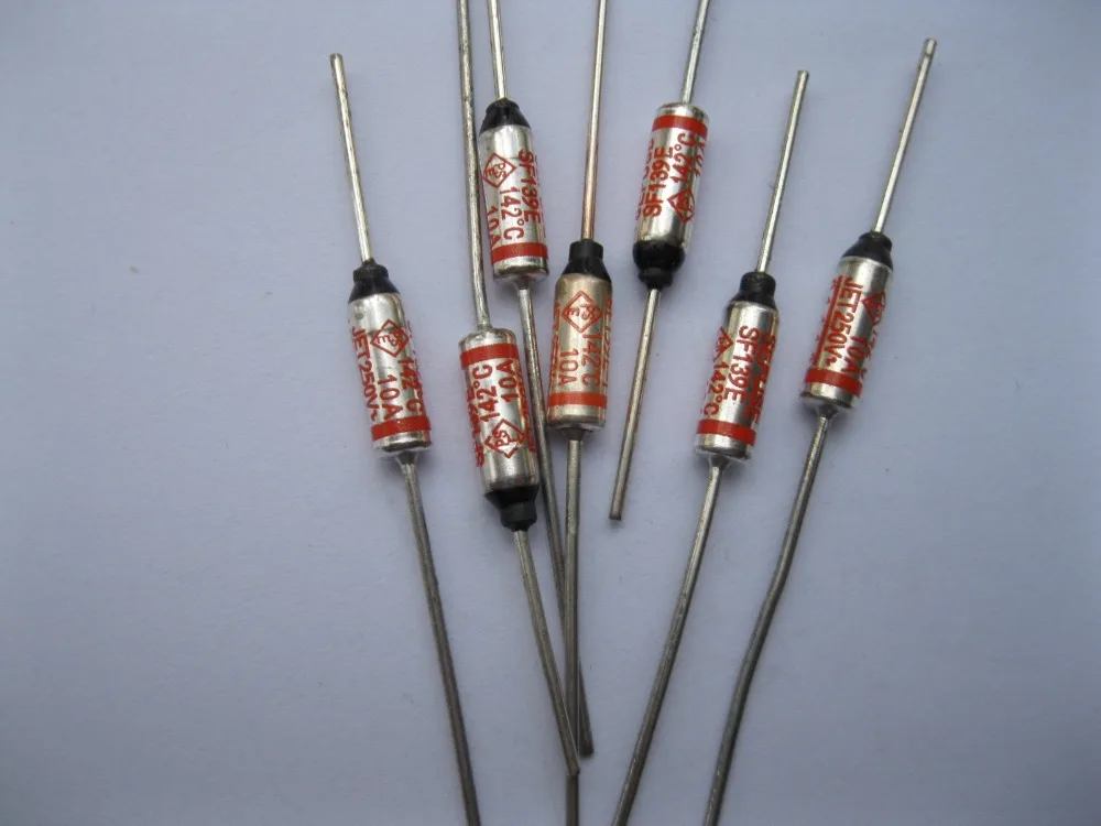 

Microtemp Thermal Fuse 142C Cut-off 10A 250V 10 pcs per Lot