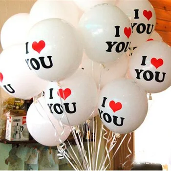 

100pcs/lot Romantic Heart Shaped Love 2.8g Latex balloons New Year Helium Balloons Wedding Party Valentines Day Inflatable Balls