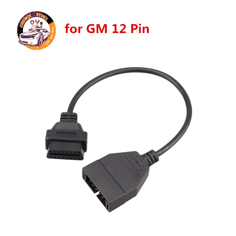 for GM 12 Pin OBD2 to 16pin OBDII Diagnostic Connector for GM12 Pin
