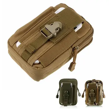 

Outdoor Waist Bag Molle Tactical Waterproof Nylon Hunting Bags Military Army Fanny Pack Phone Case Pocket Oxford Soft Back
