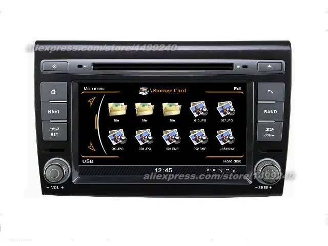 Для FIAT Bravo 2007 ~ 2010 2011 2012 автомобильный GPS-навигатор мультимедийная экранная