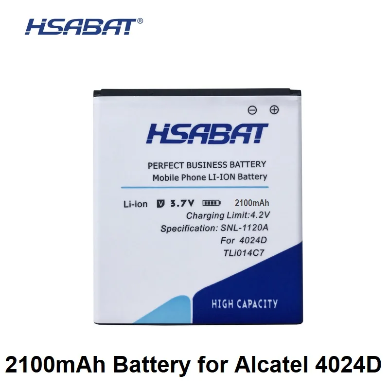 

HSABAT 2100mAh TLi014C7 Mobile Phone Battery For Alcatel OneTouch Pixi First 4024D 4.0 inc batteria